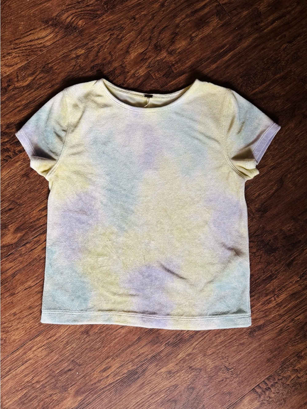 Free People Velvet Tie-Dye Short Sleeve Tee